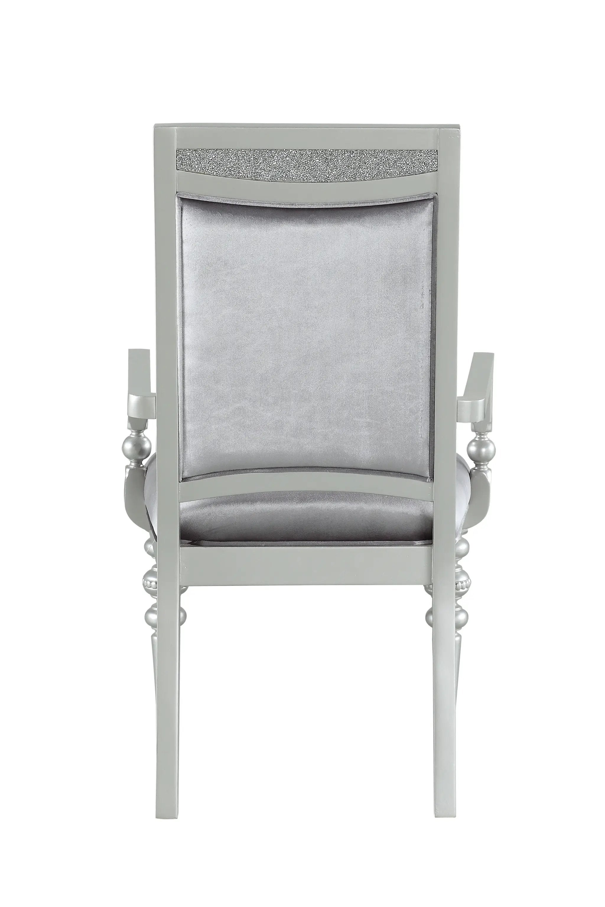 Maverick - Arm Chair (Set of 2) - Silver by Unique Piece Furniture