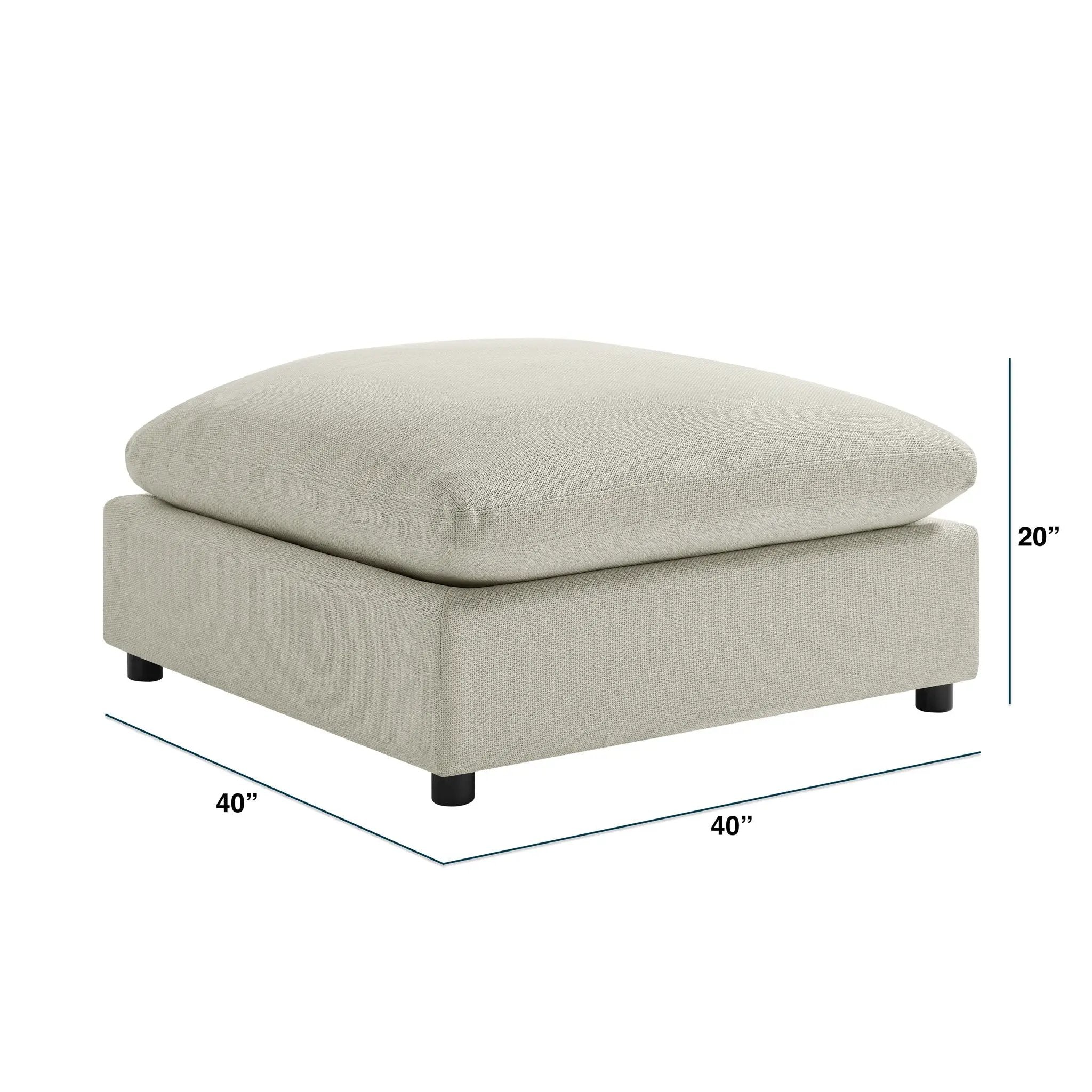Cassandra - Sofa With Ottoman by HouseOfZazla