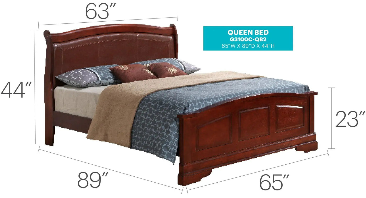 Panel Sleigh Bed Elegantly Crafted by HouseOfZazla