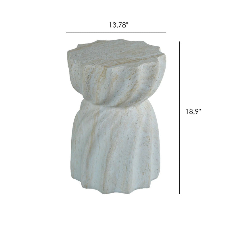 Outdoor End Table - Marble by Unique Piece Furniture