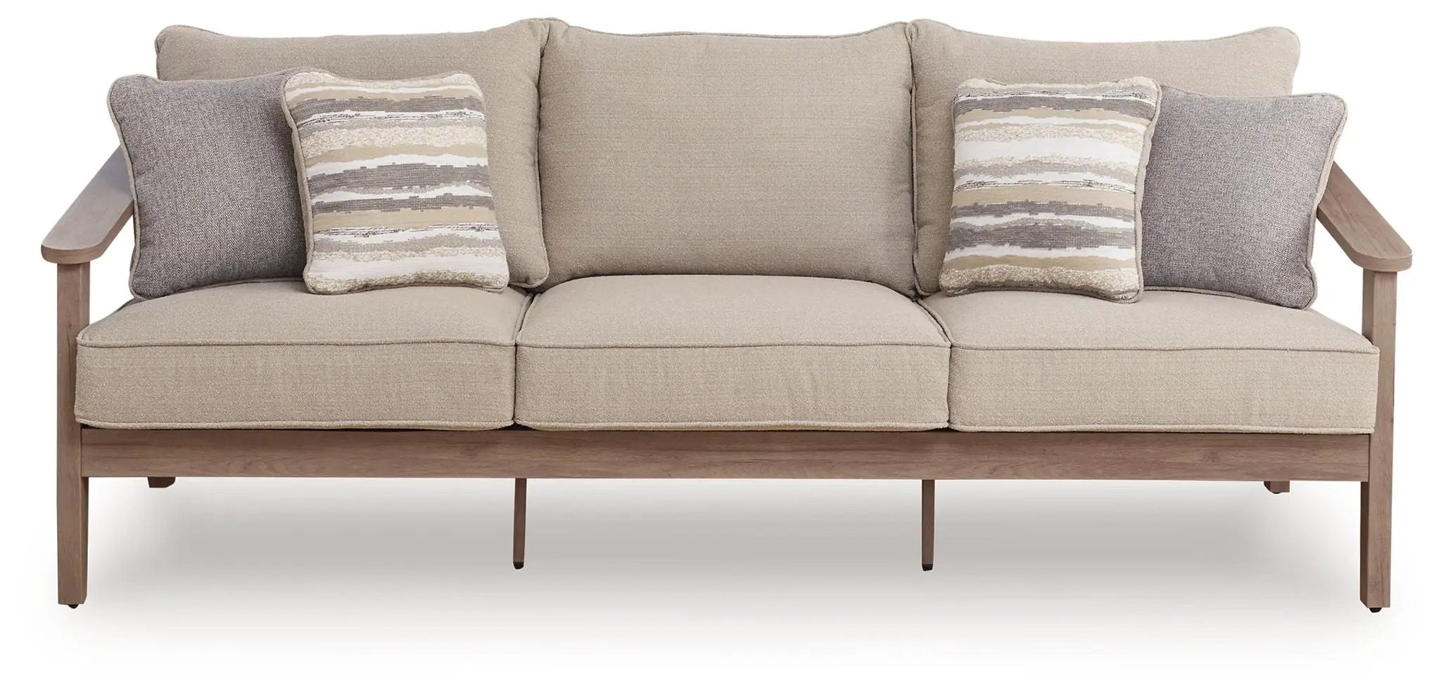 Harmony Headlands - Sofa With Cushion - Natural / Gray by Unique Piece Furniture