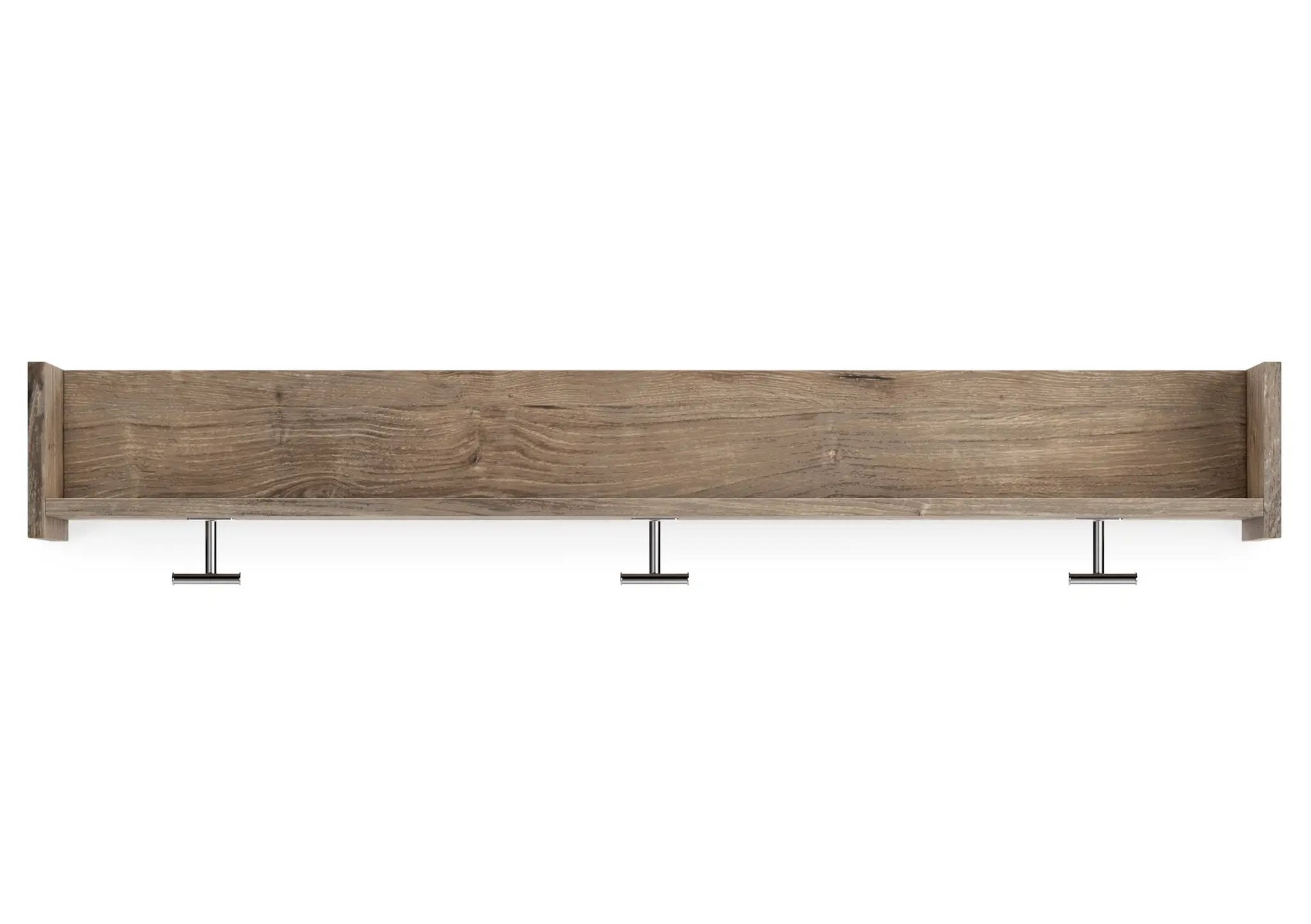 Oliah - Wall Mounted Coat Rack w/Shelf - Natural by Unique Piece Furniture
