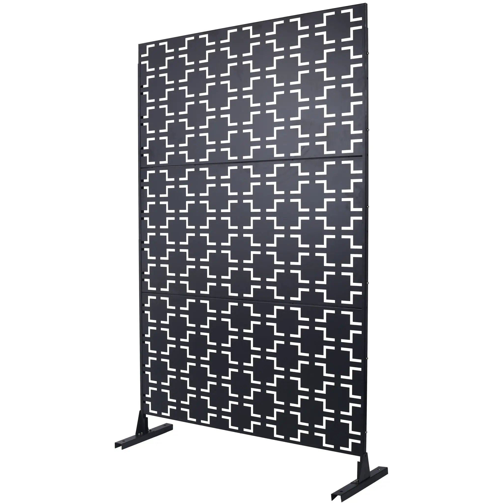 Outdoor & Indoor Metal Privacy Freestanding Decorative Screen by Unique Piece Furniture