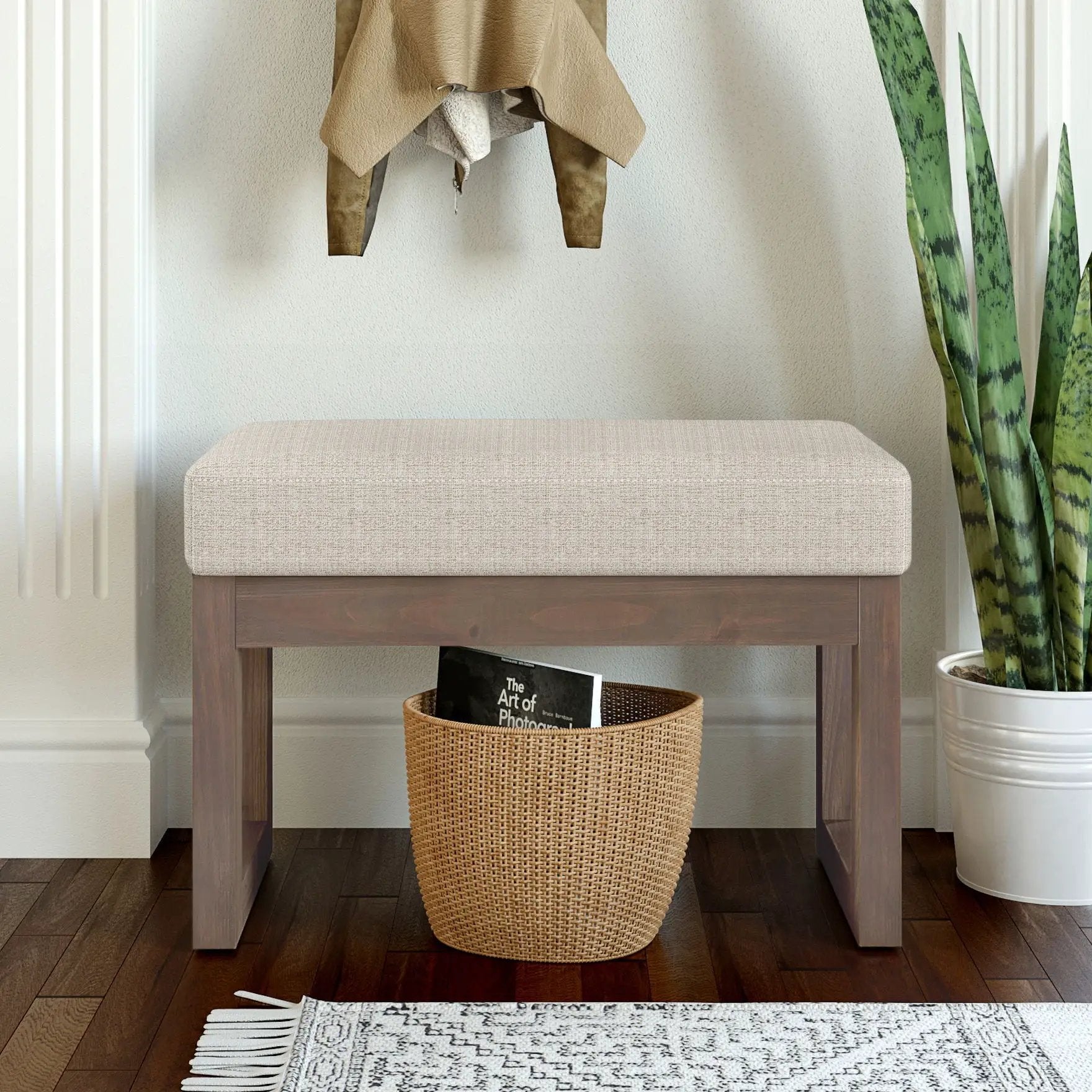 Milltown - Upholstered Ottoman Bench by HouseOfZazla