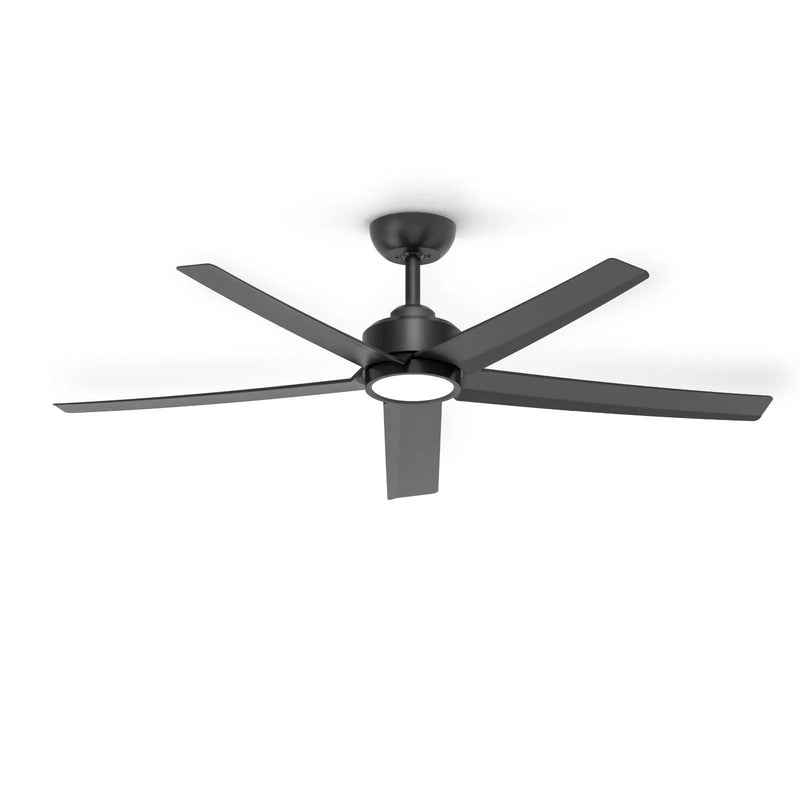 52 Inch Ceiling Fans with Lights, Large Air Volume Ceiling Fans with Reversible Quiet DC Motor and Remote by HouseOfZazla