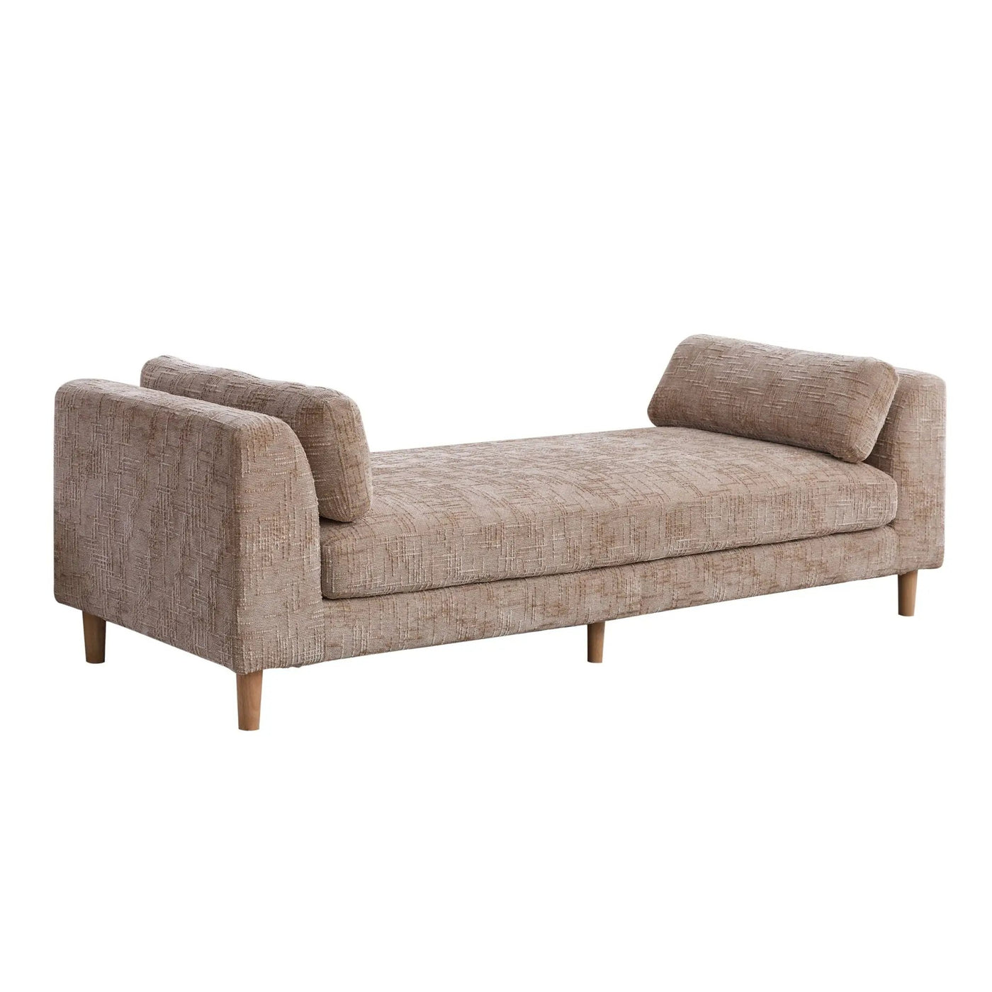 Modern Upholstered End Of Bed Bench With Armrests by Unique Piece Furniture