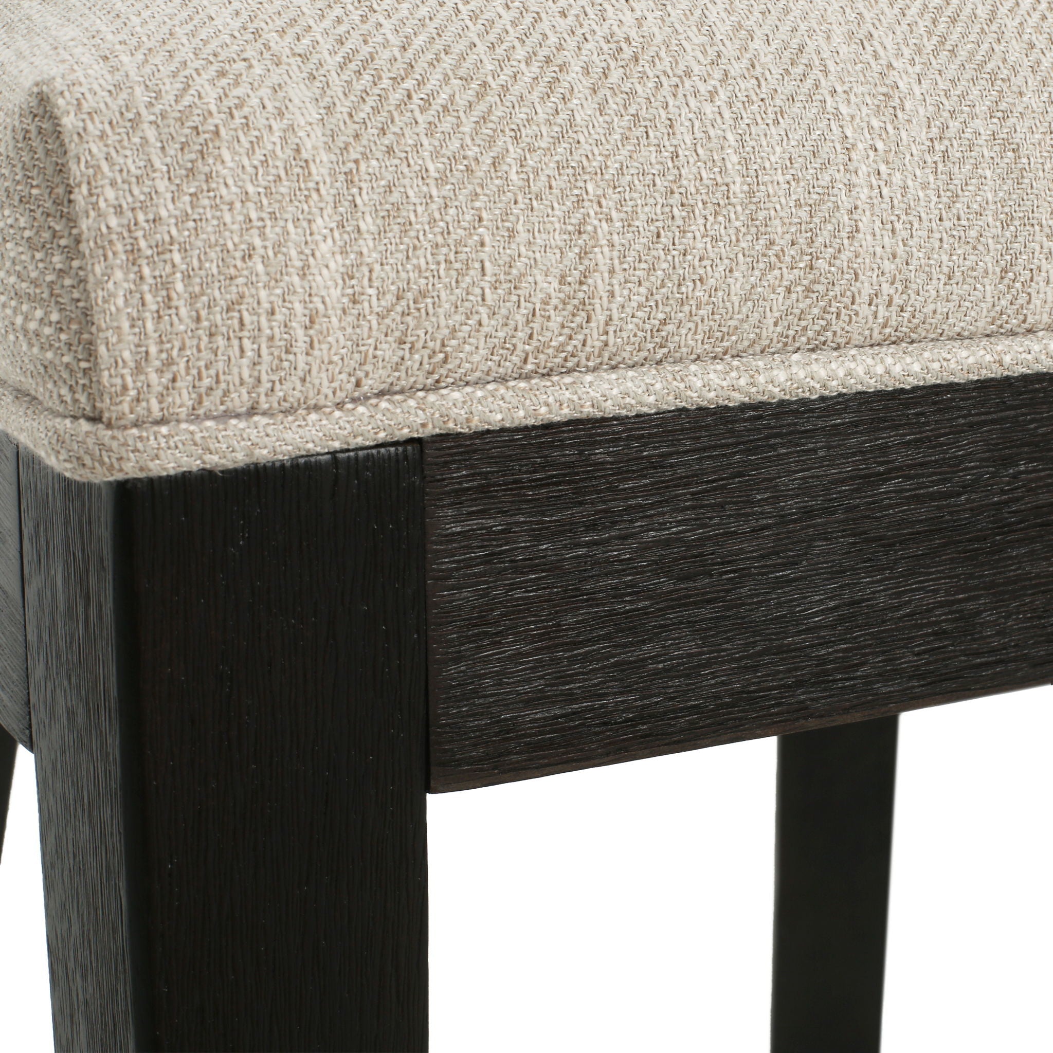 Farmhouse Style Fabric Upholstered Side Dining Chair Set by HouseOfZazla