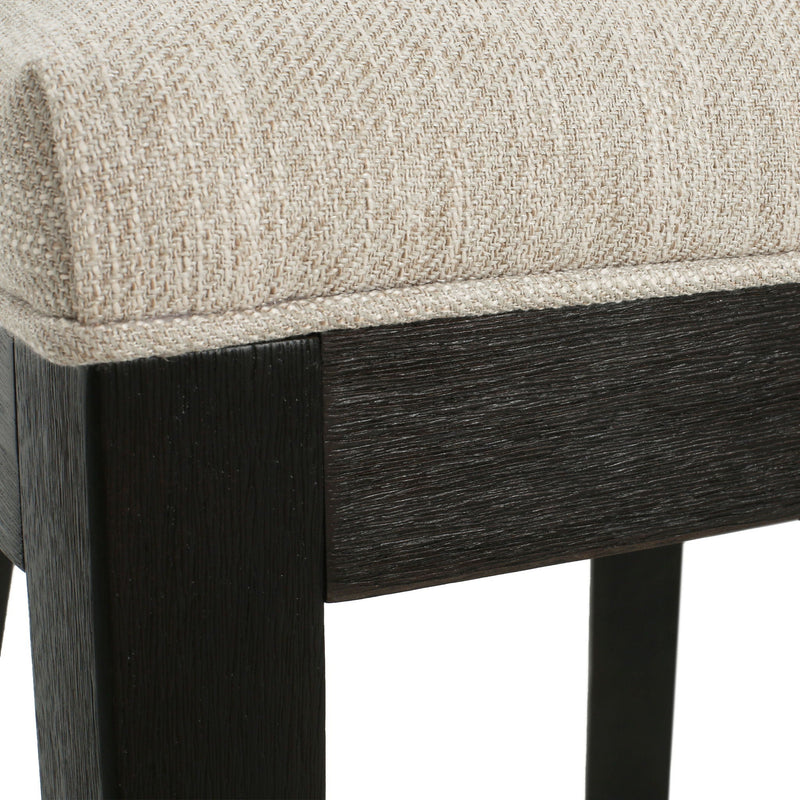 Farmhouse Style Fabric Upholstered Side Dining Chair Set by HouseOfZazla
