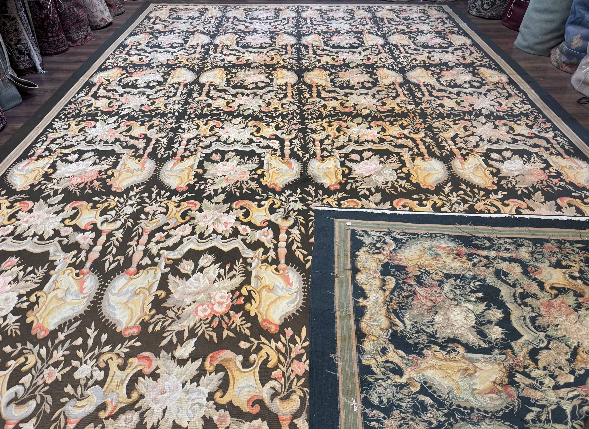 Palace Size Aubusson Rug 12x18 by Jewel Rugs
