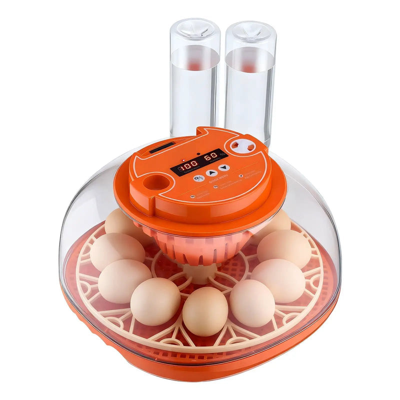12 Egg Incubator with Automatic Egg Turner and LED Candler by HouseOfZazla