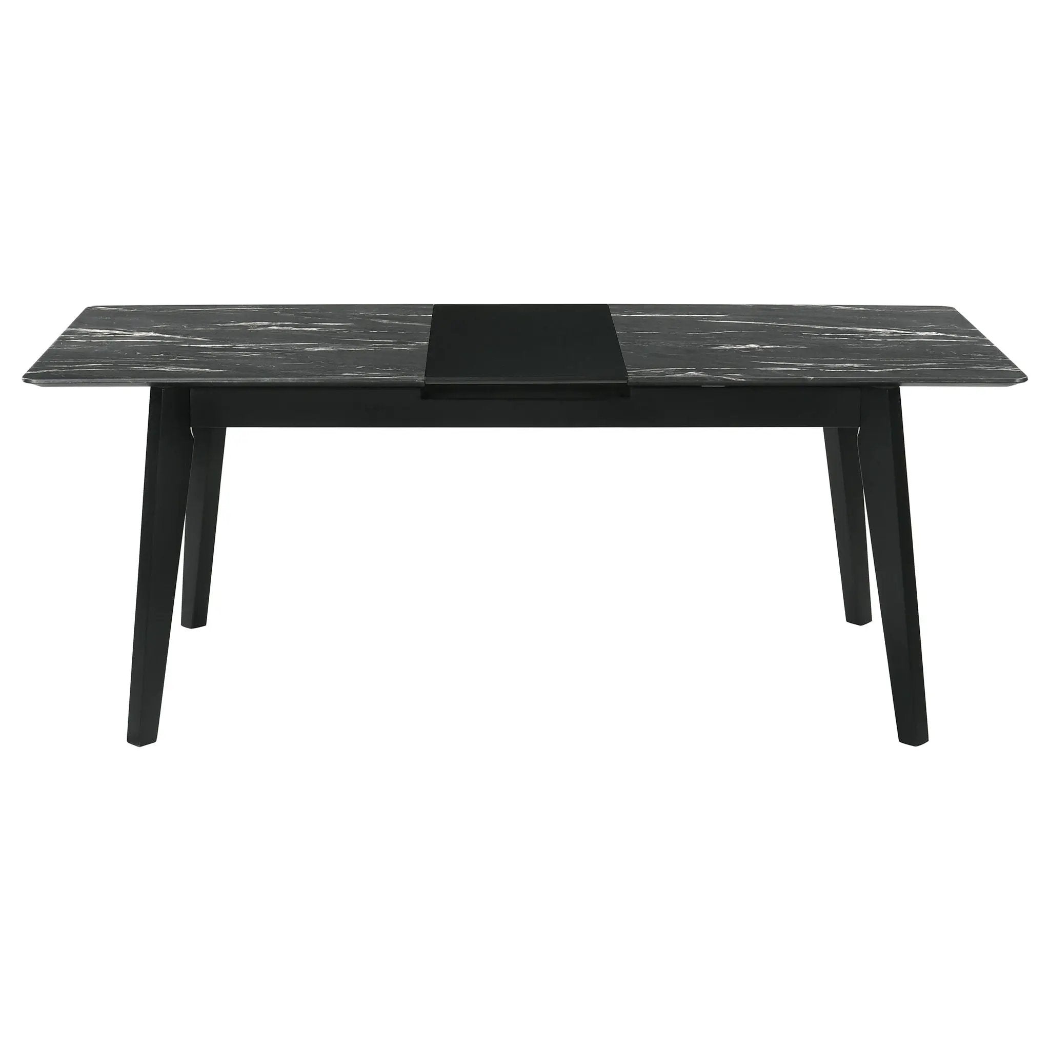 Crestmont 7-piece Extension Leaf Dining Table Set Black by Unique Piece Furniture