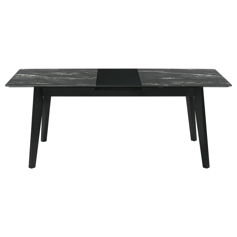Crestmont 7-piece Extension Leaf Dining Table Set Black by Unique Piece Furniture