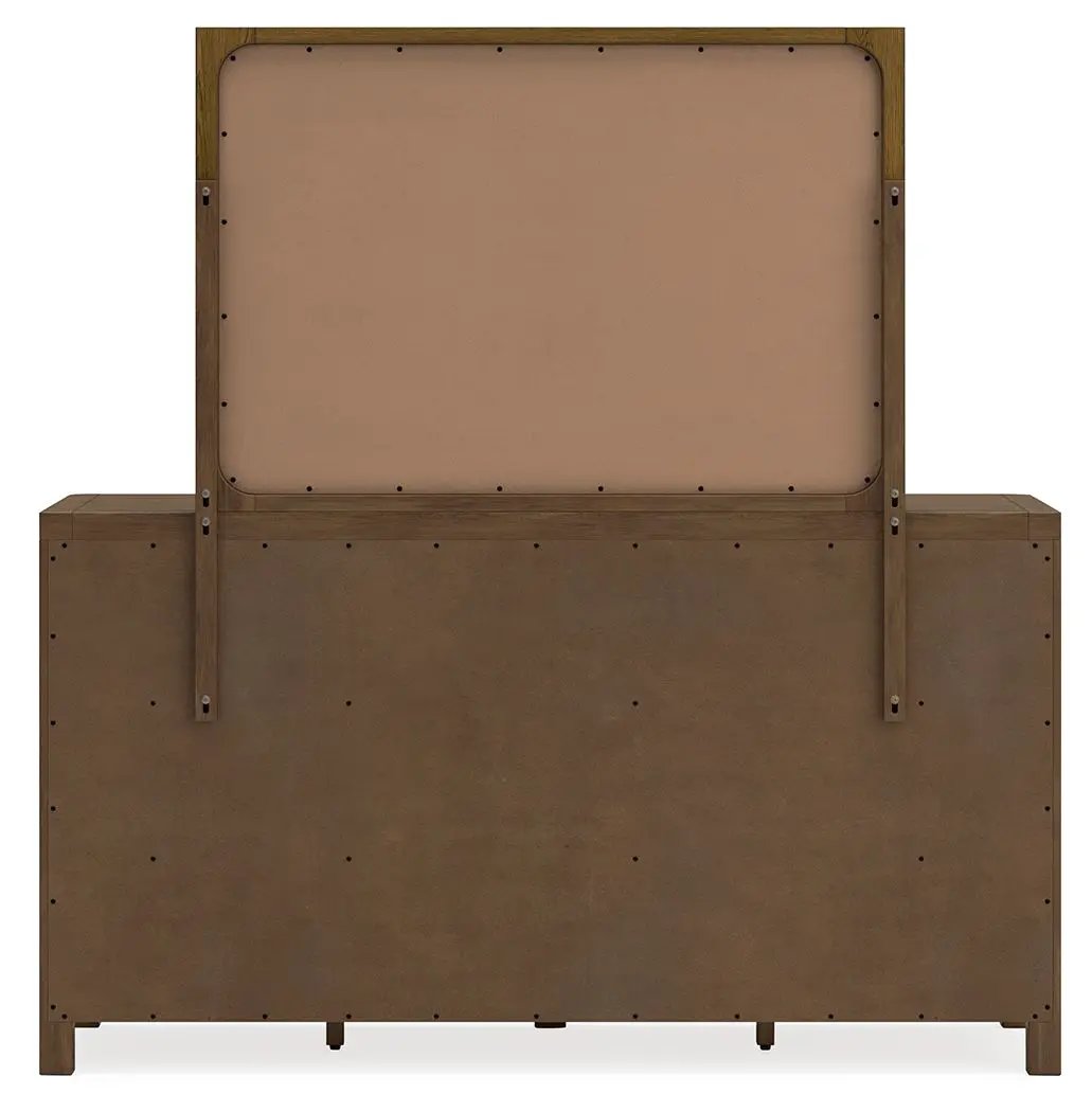 Cabalynn - Dresser And Mirror - Light Brown by Unique Piece Furniture