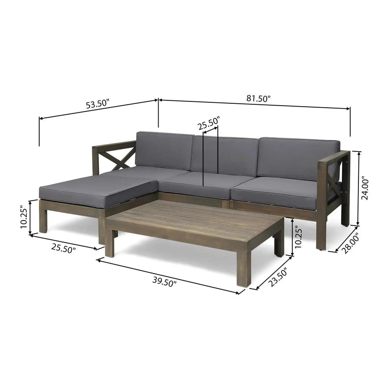 Alcove - L Shape Sofa Set by HouseOfZazla
