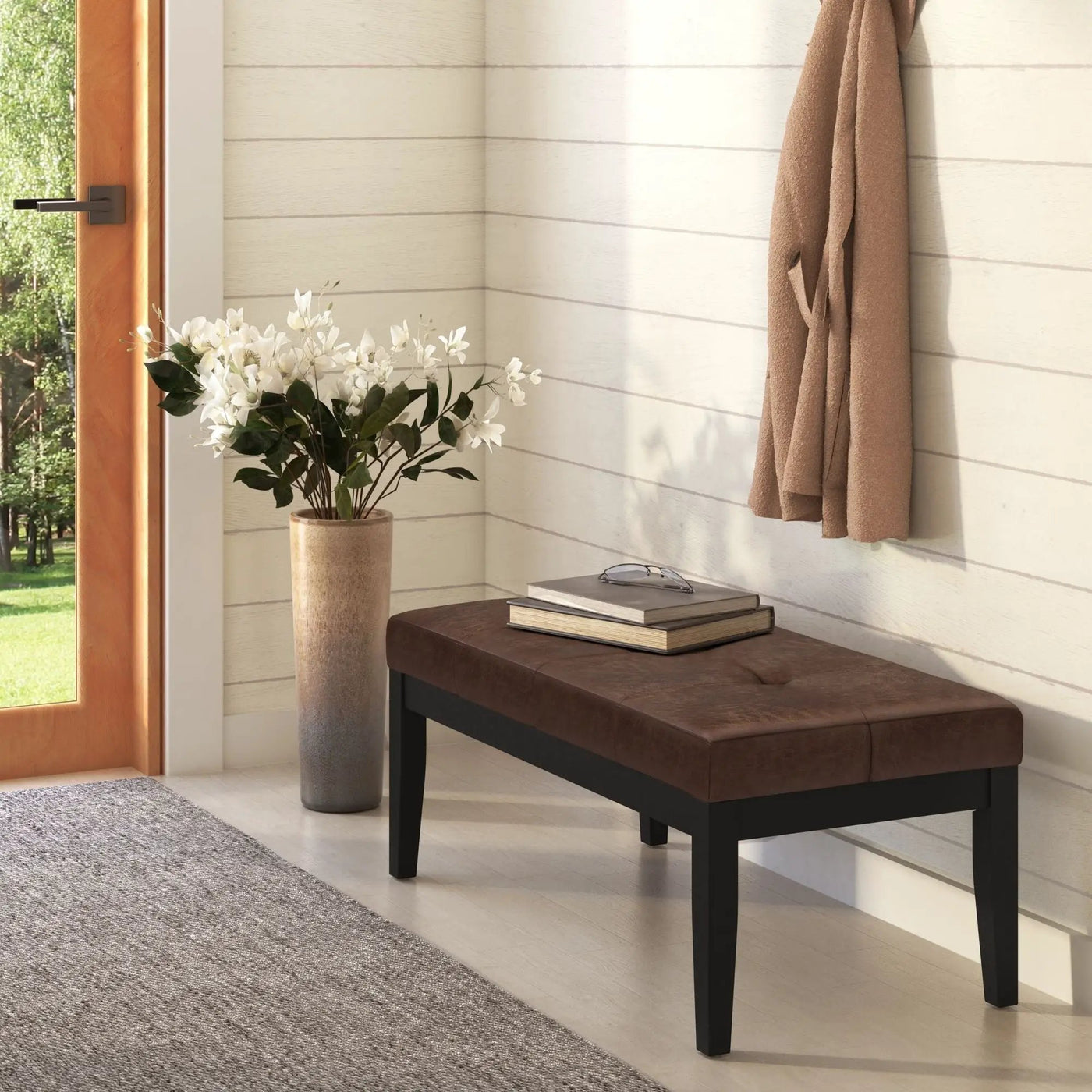 Lacey - Upholstered Tufted Ottoman Bench by Unique Piece Furniture