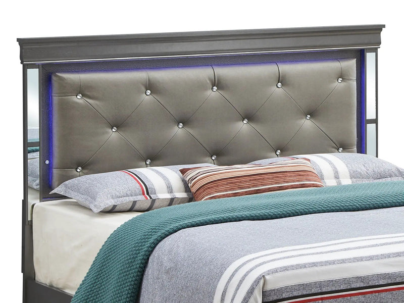 Verona - Full Bed - Metalic Black by HouseOfZazla