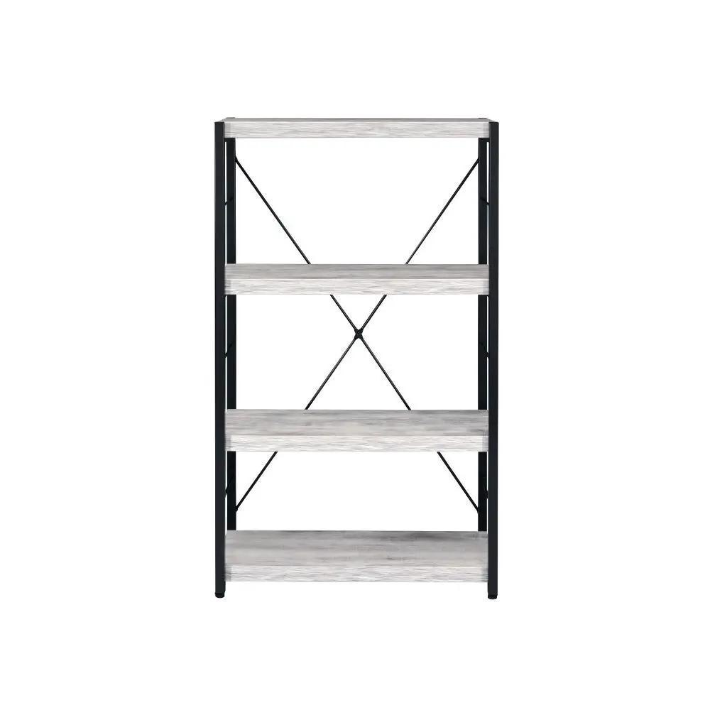 Jurgen - Bookshelf - Antique White & Black by Unique Piece Furniture