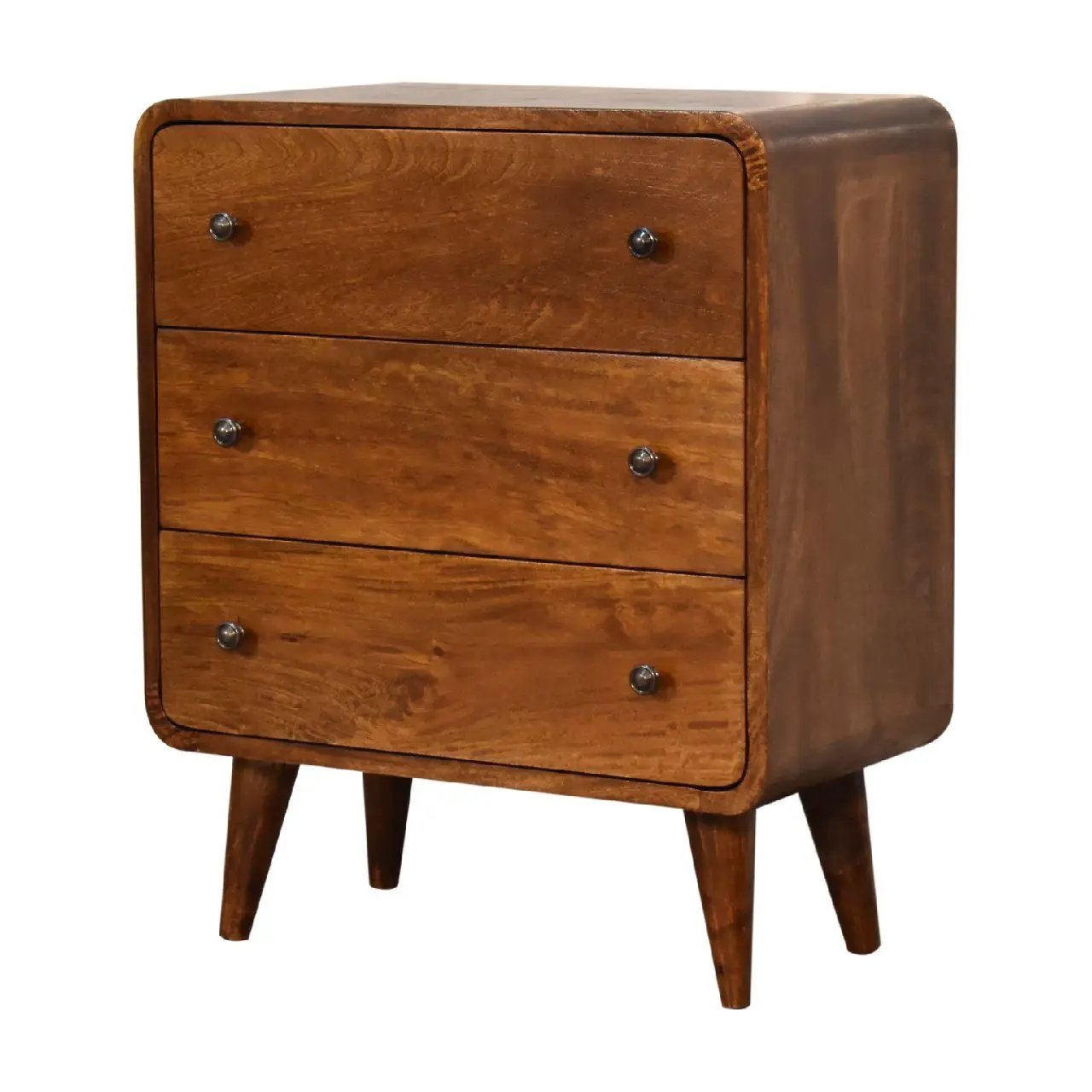 3 Drawer Mini Curved Chest by Unique Piece Furniture
