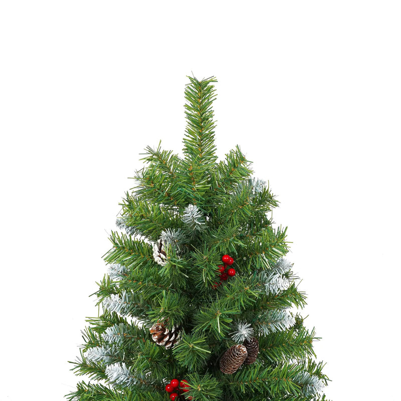 Pre-Lit Xmas Tree Artificial Christmas 3-Piece Set by HouseOfZazla