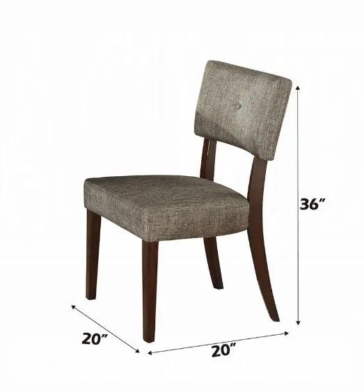 Drake - Side Chair (Set of 2) - Gray by HouseOfZazla