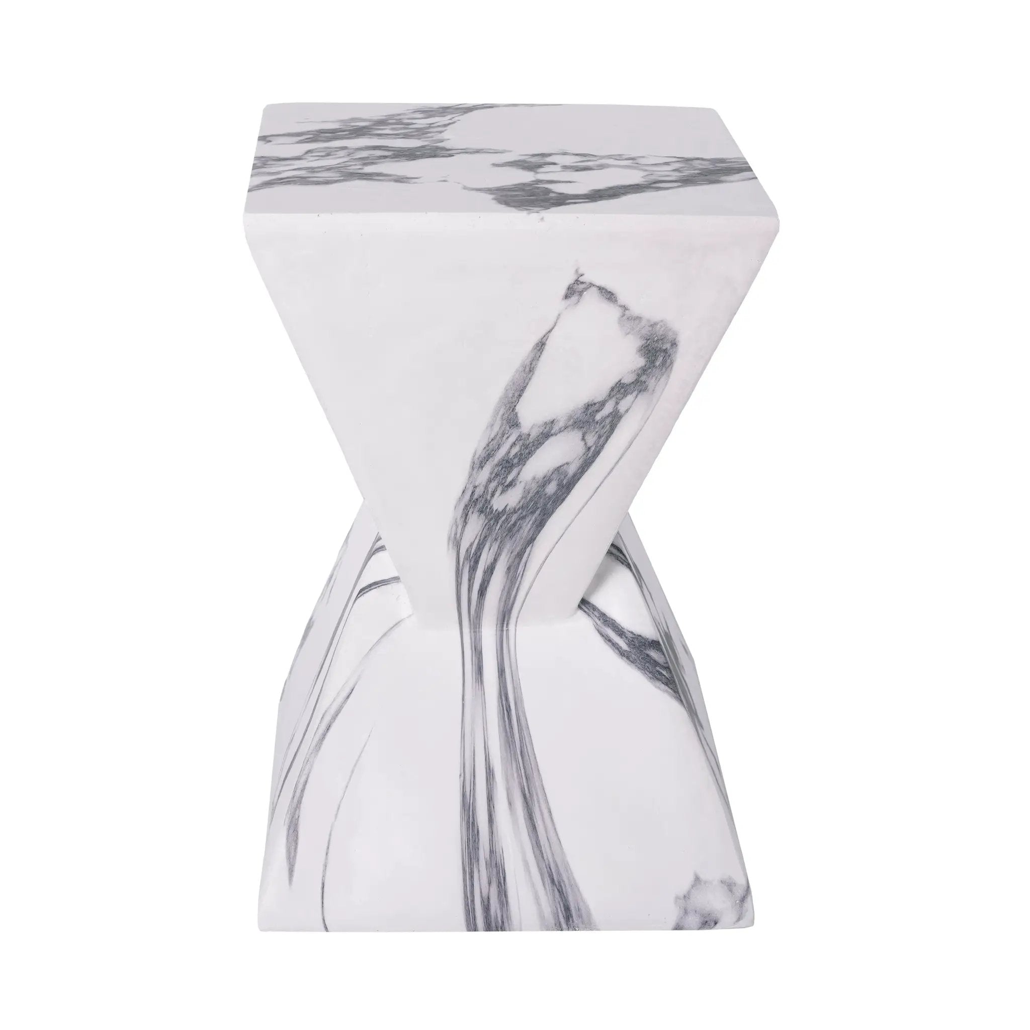 18.5"H Modern Outdoor Concrete Side Table by HouseOfZazla