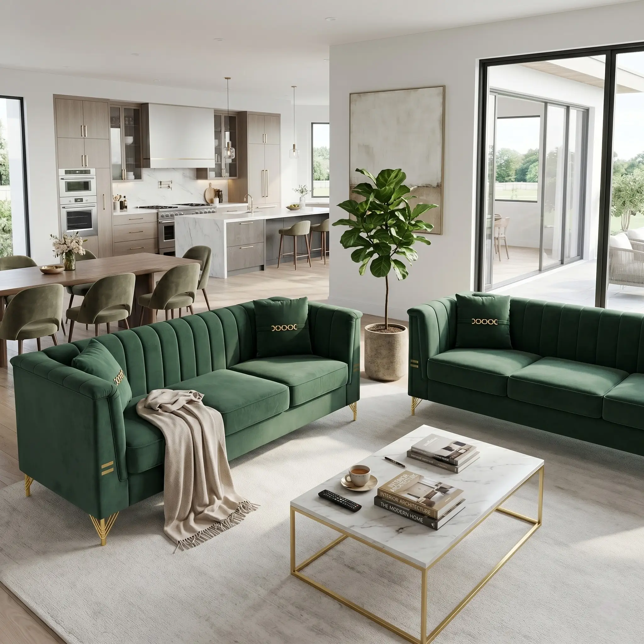 FX-P82-2PC Sofa by HouseOfZazla