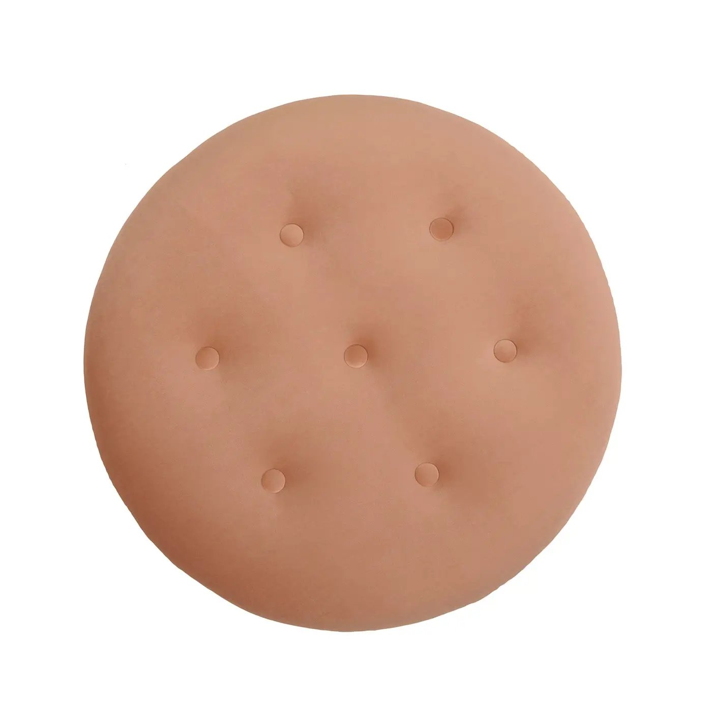 Yolanda - Round Upholstered Accent Ottoman by HouseOfZazla