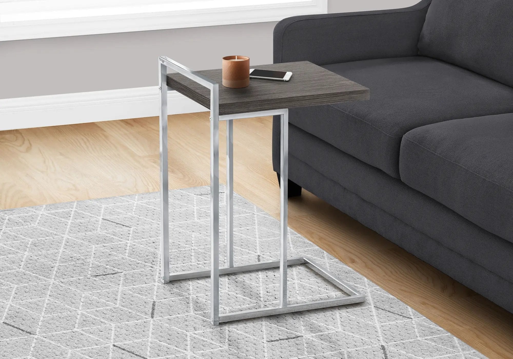 Accent Table, C - Shaped, Contemporary & Modern by Unique Piece Furniture