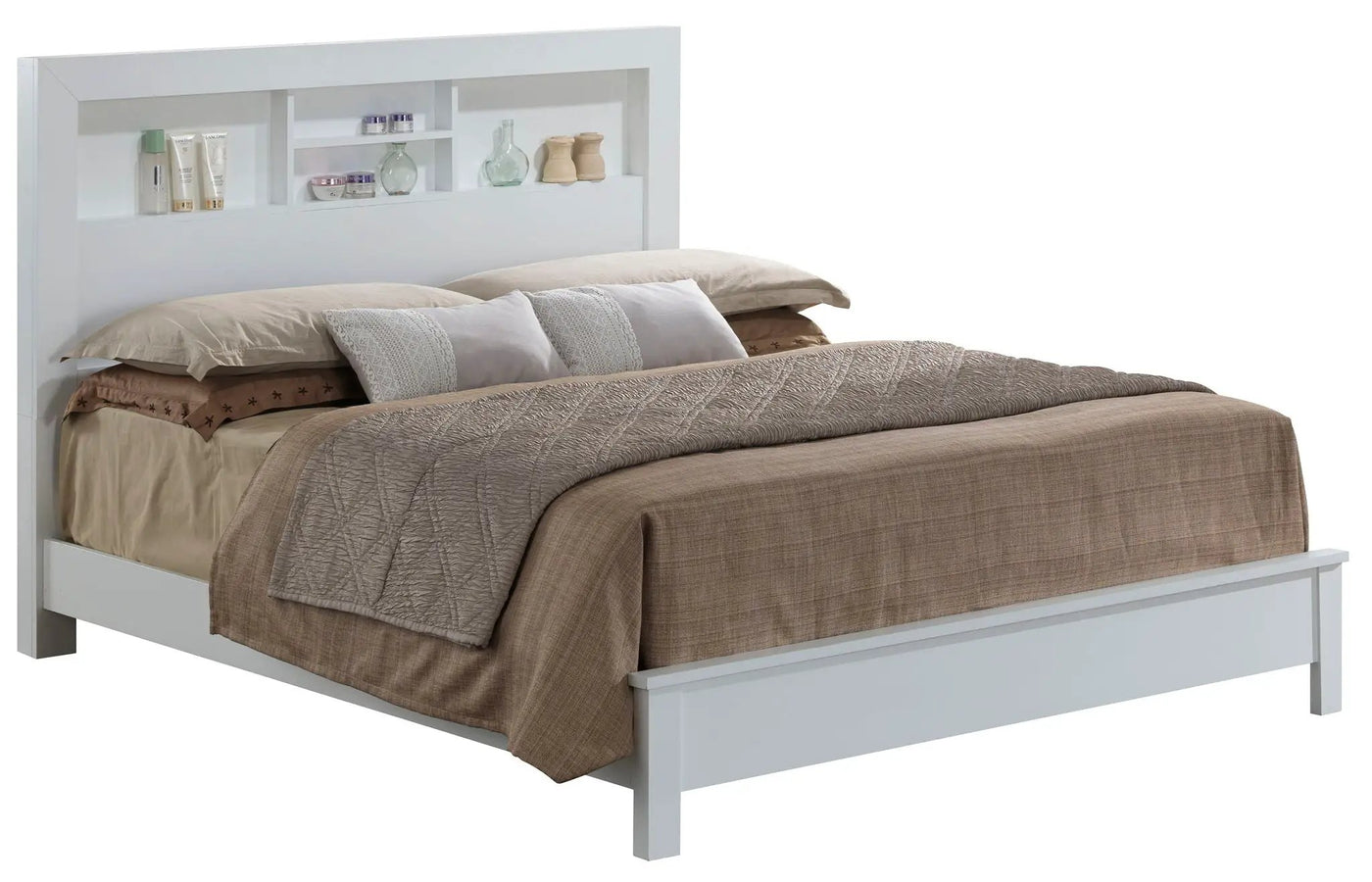 Bed With Transitional Design Stylish by HouseOfZazla