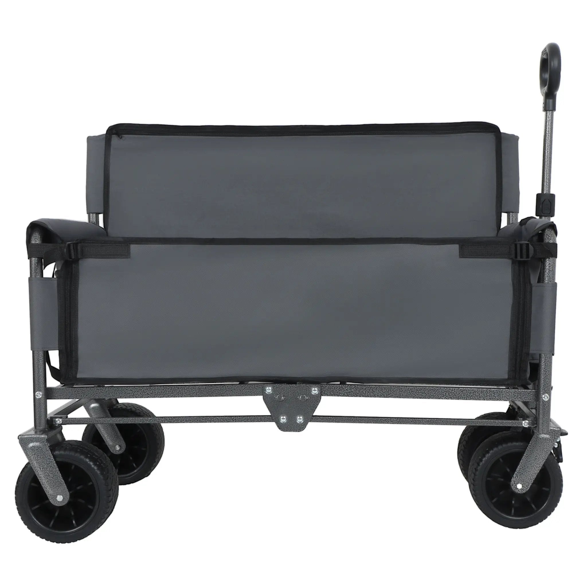 3-in-1 Convertible Folding Wagon Cart with Bench Seat & Storage by HouseOfZazla