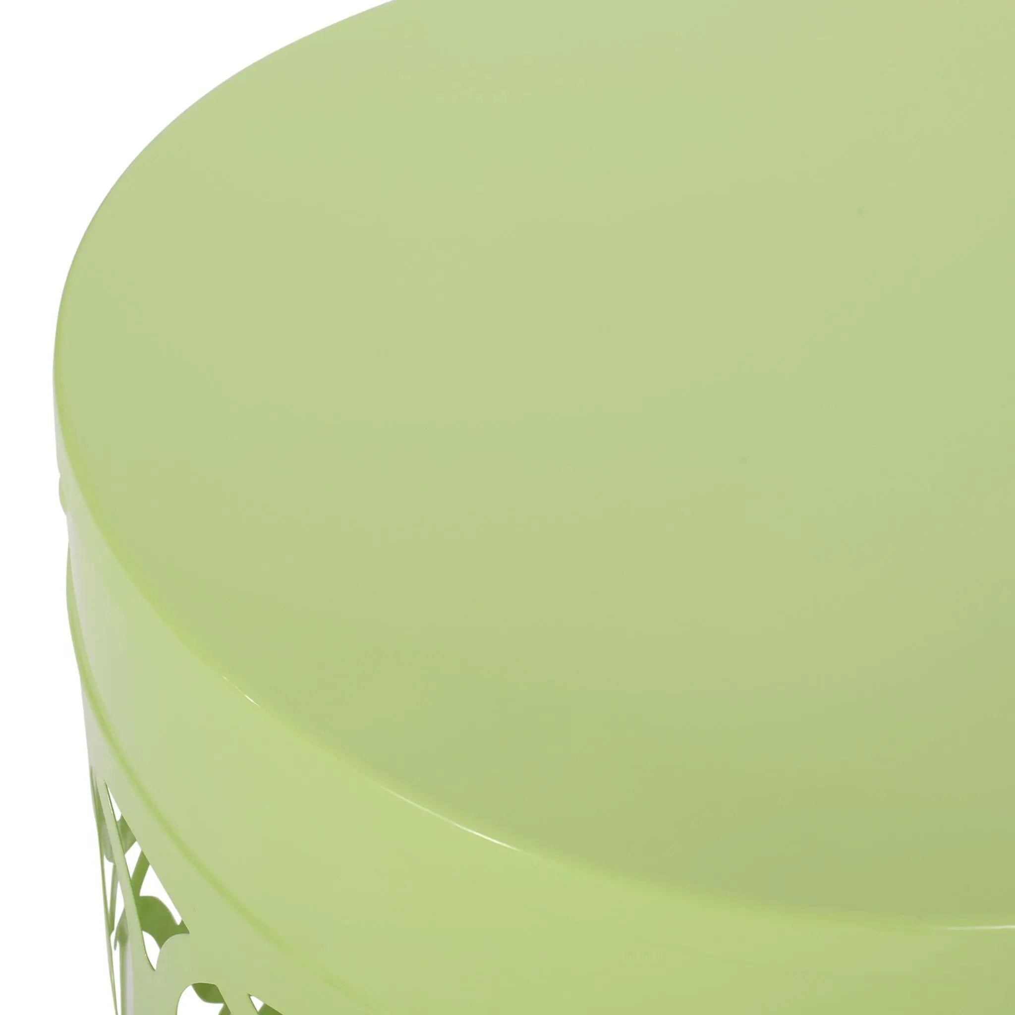Outdoor Metal Large End Table, Modern Design by HouseOfZazla