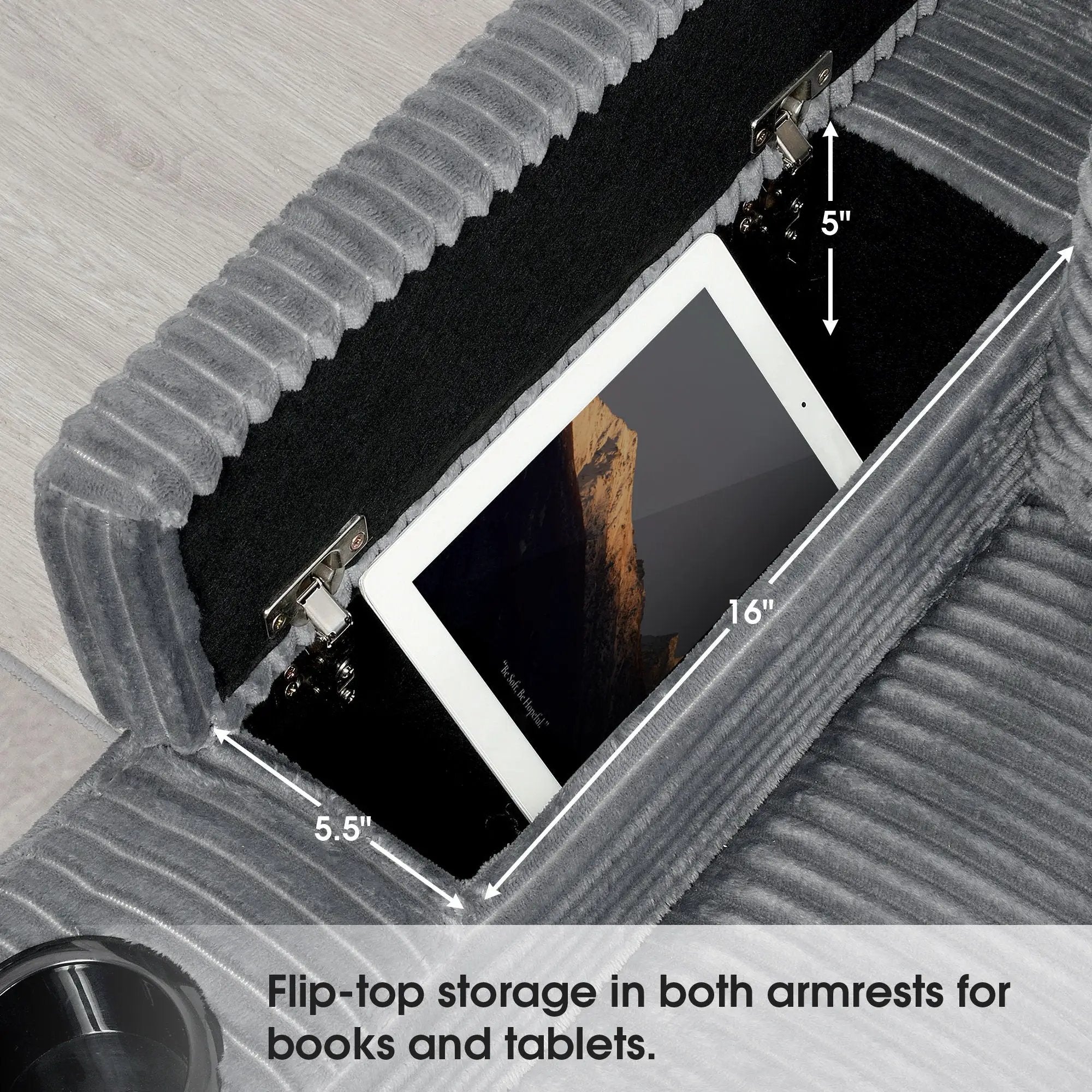 Convertible L Shaped Sectional Corner Couch With Armrest Storage Cup Holders USB Charger, Irregular Corner Oversized Comfy Modular Sofa by Unique Piece Furniture