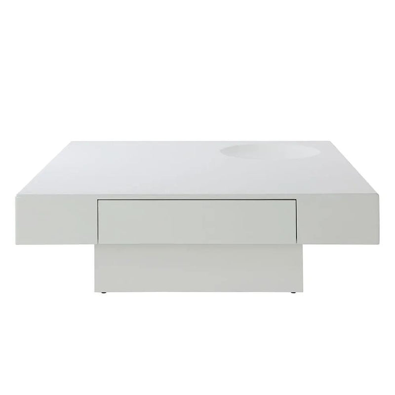 Khaim - Coffee Table - White High Gloss by Unique Piece Furniture