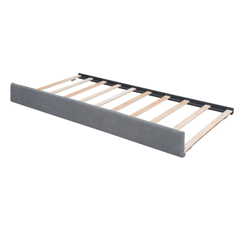 Upholstered Platform Bed With Trundle by HouseOfZazla