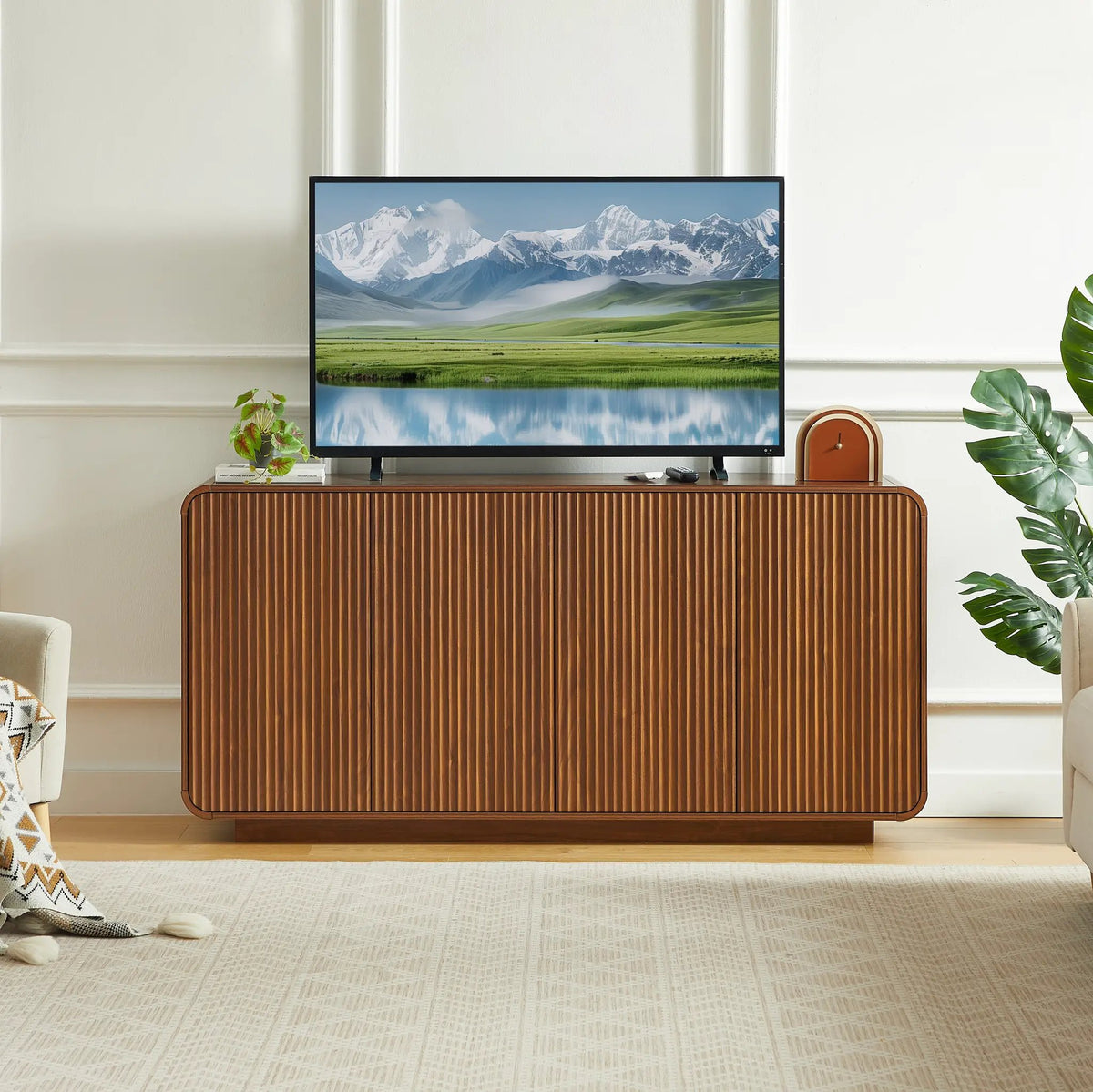 64" Buffet Sideboard Cabinet with Storage by HouseOfZazla