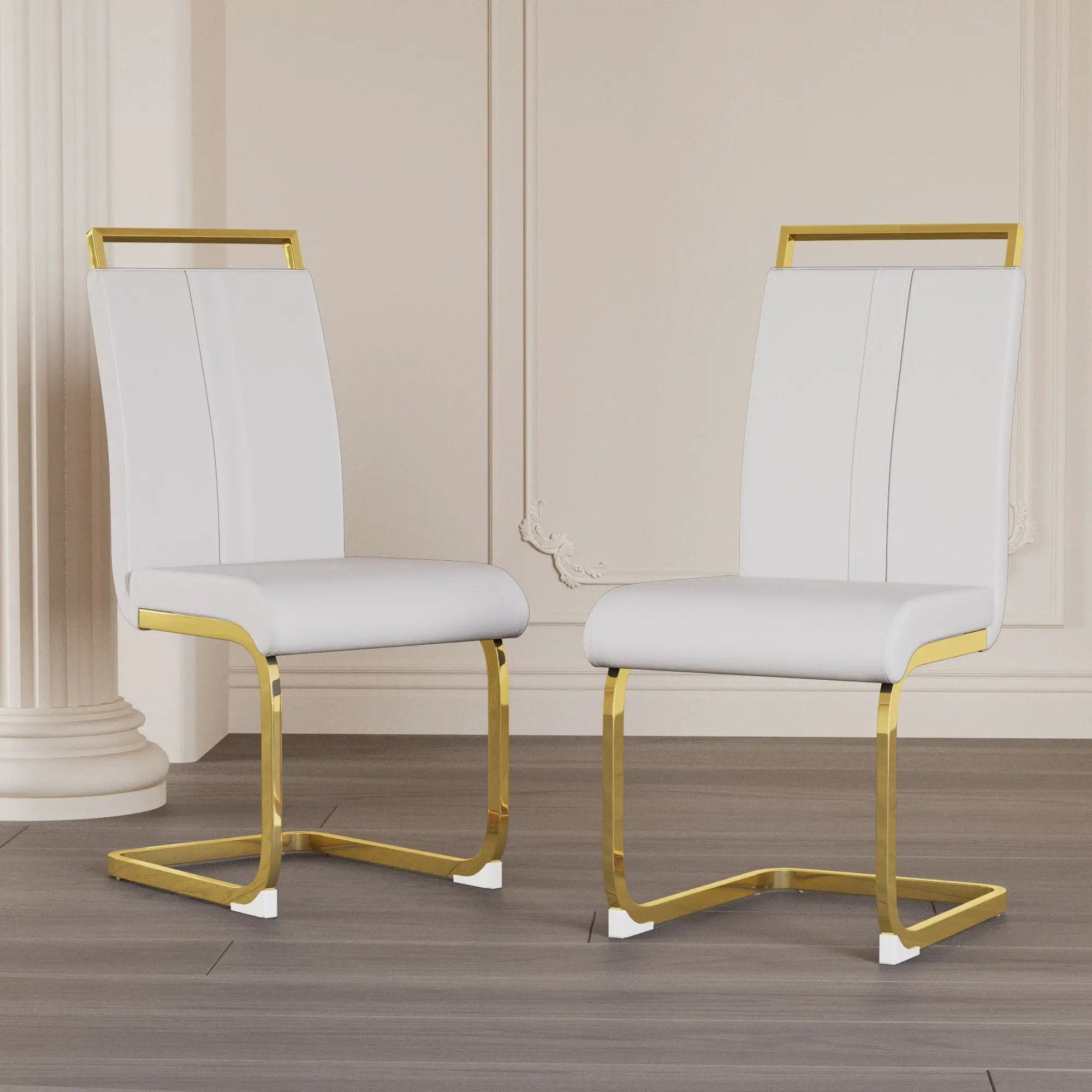 Side Dining Room Chair, Padded Seat High Back by Unique Piece Furniture