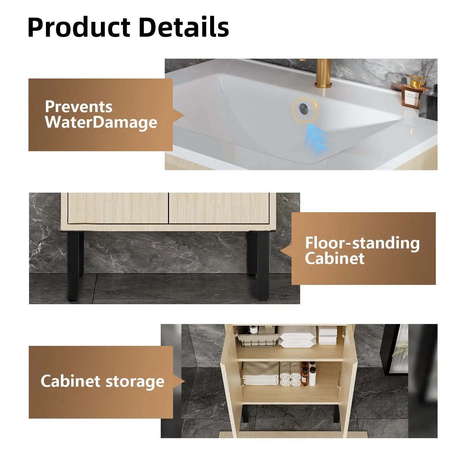 30 Inch Bathroom Vanity Without Sink by HouseOfZazla