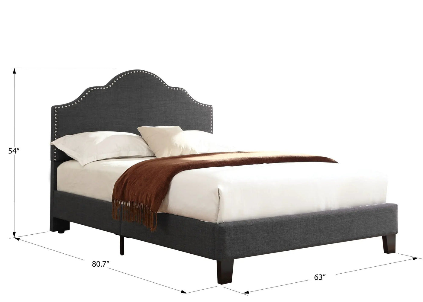 Kopa - Fabric Upholstered Bed by HouseOfZazla