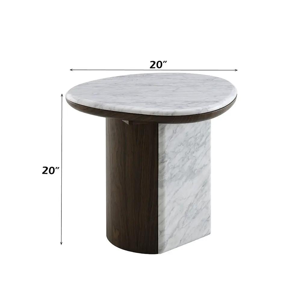 Haidar - Table With Marble Top by Unique Piece Furniture
