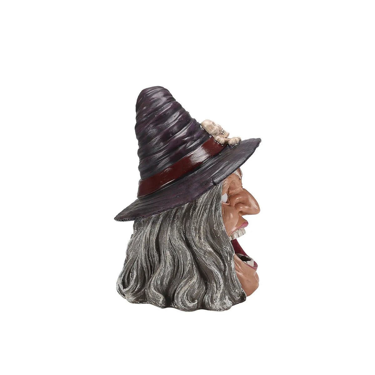 Halloween Witch Head Decor with LED Light and Mist Effect by HouseOfZazla