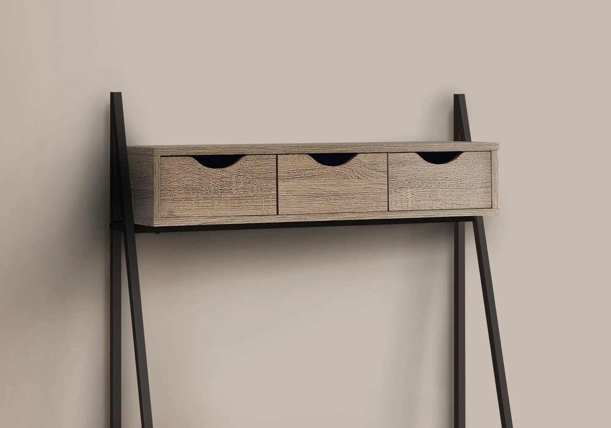 Computer Desk For Home Office, Laptop, Leaning, Storage Drawers, Contemporary & Modern by Unique Piece Furniture