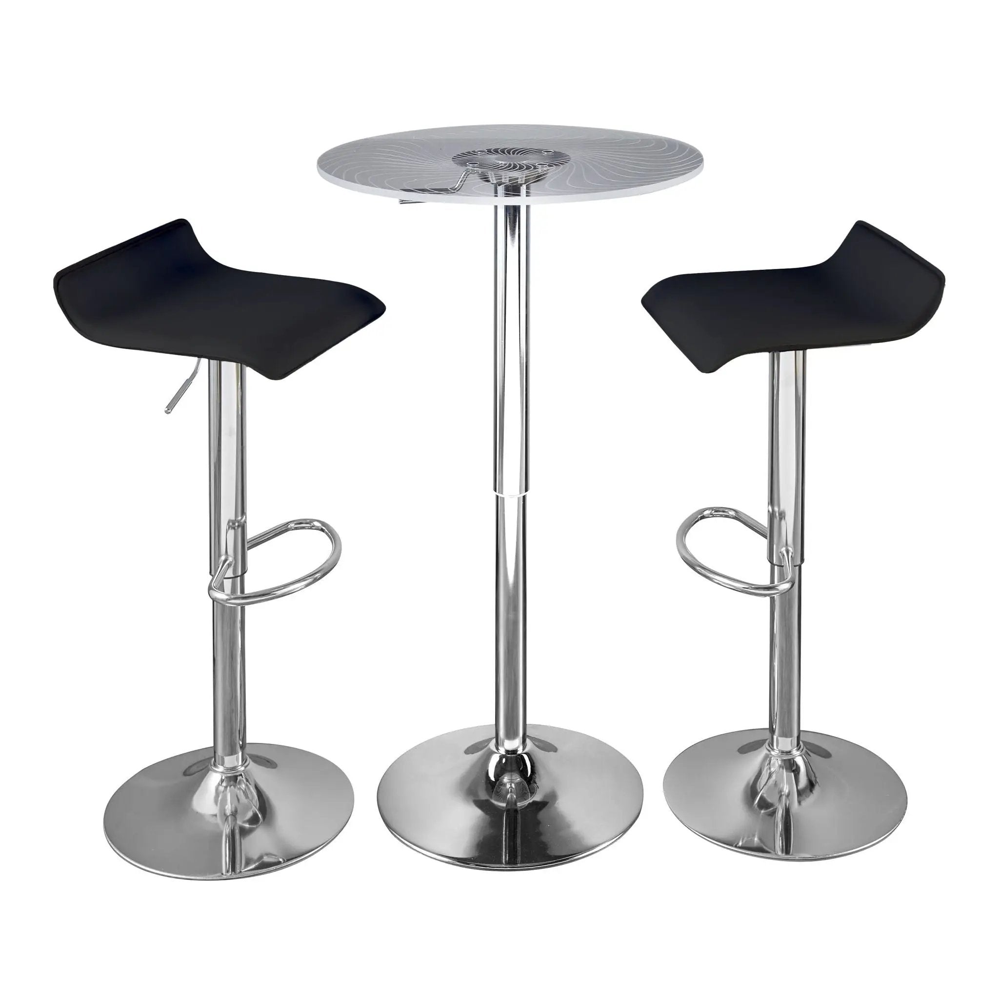 Spyra Ale - 3 Piece Contemporary Adjustable Bar With Up Set by HouseOfZazla