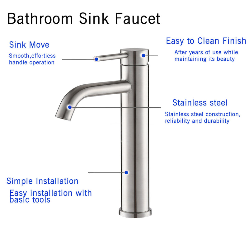 Single Hole Single Handle Bathroom Sink Faucet by HouseOfZazla