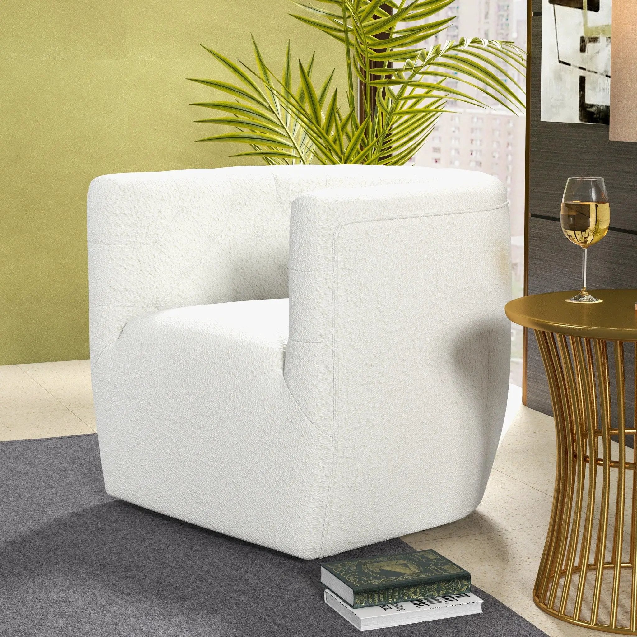 Delaney - Ergonomic Design Swivel Chair by HouseOfZazla