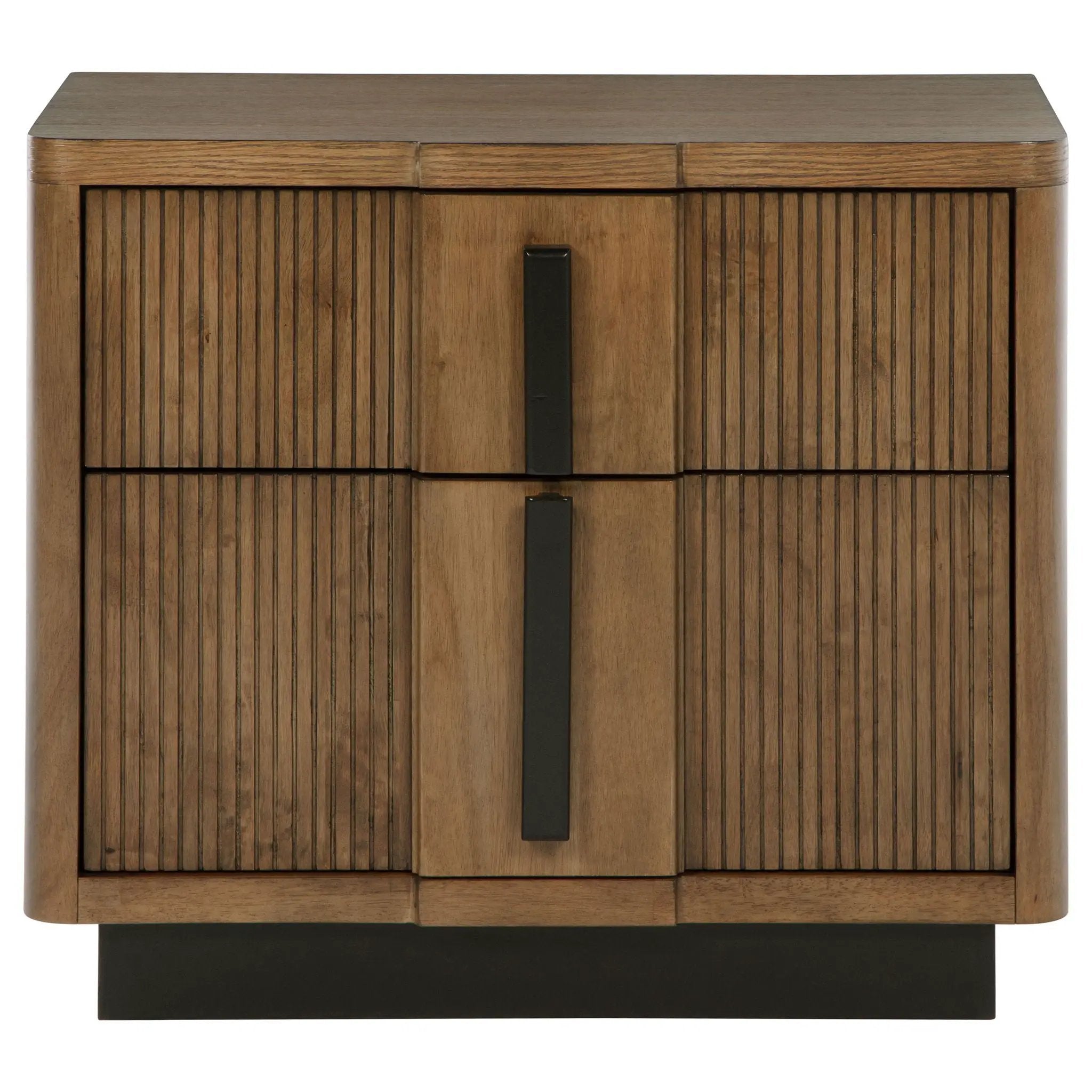 Moraga - 2 Drawer Nightstand - Ash Brown by HouseOfZazla