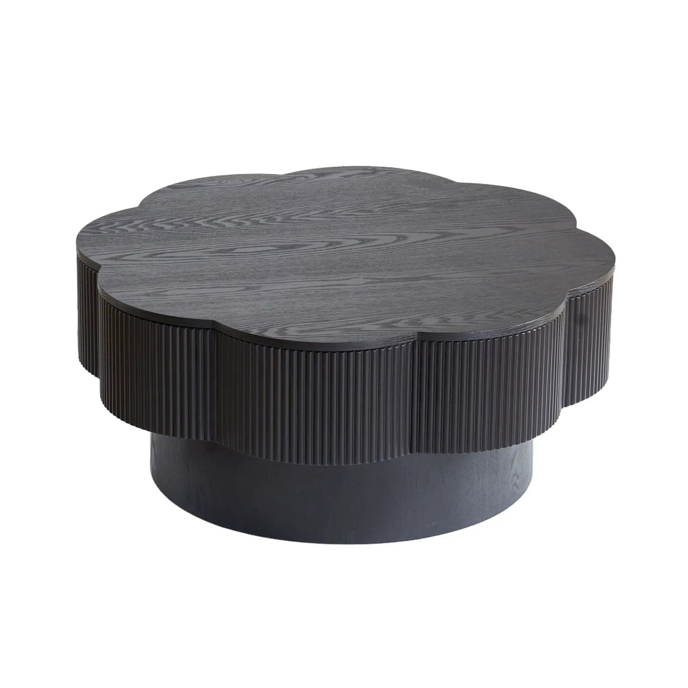 Modern Plum Blossom Shaped Coffee Table With Storage by HouseOfZazla
