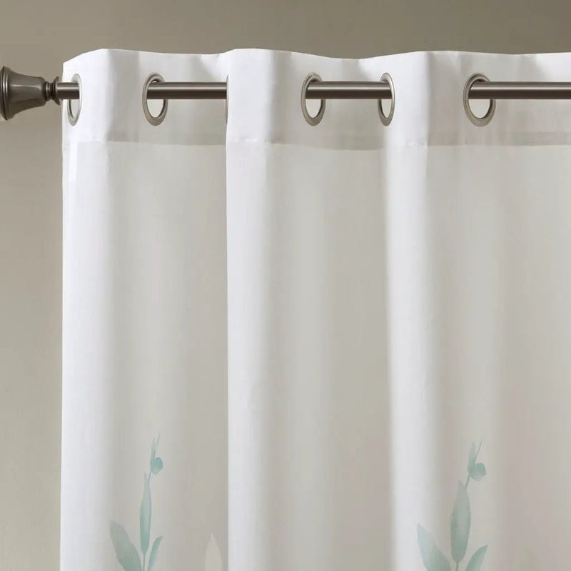 Burnout Printed Curtain Panel (Only 1 Pc Panel) by HouseOfZazla