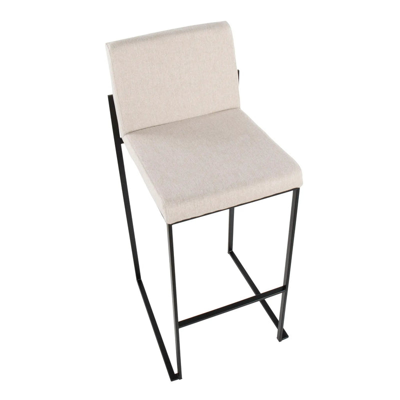 Fuji - Contemporary High Back Barstool Elegant Design by Unique Piece Furniture