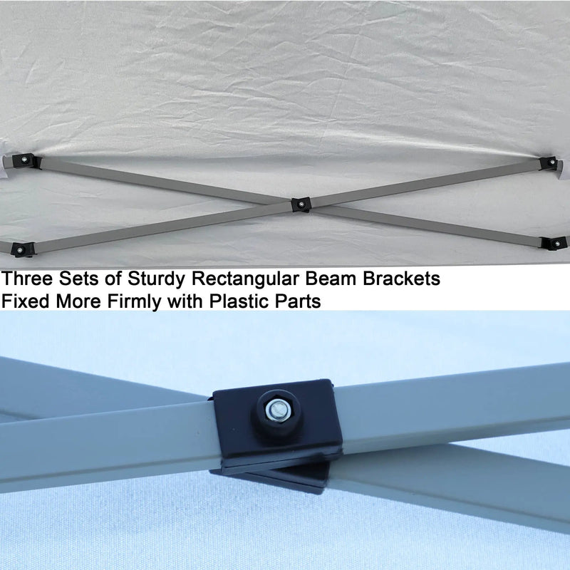Outdoor 10x10 Ft Pop Up Gazebo Canopy Tent with Removable Sidewalls by HouseOfZazla