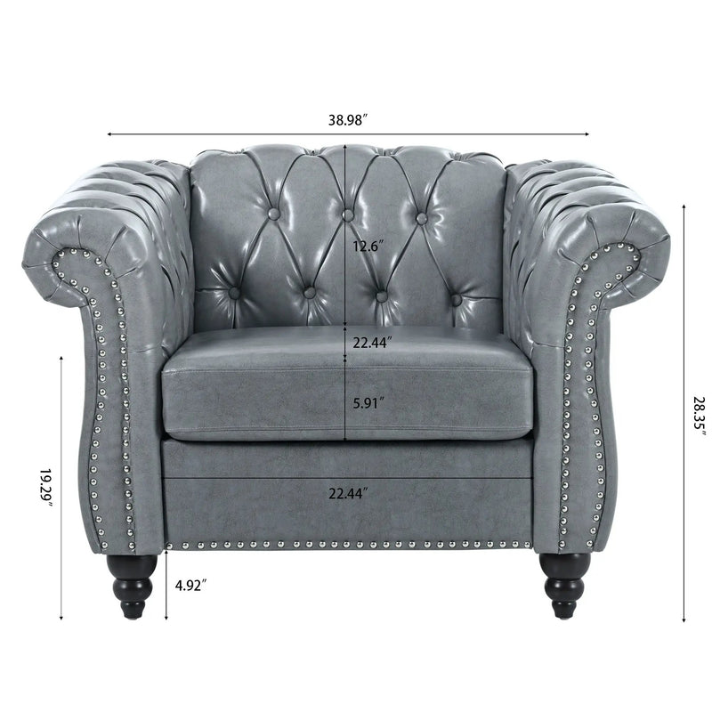 1 Seater Sofa For Living Room by HouseOfZazla